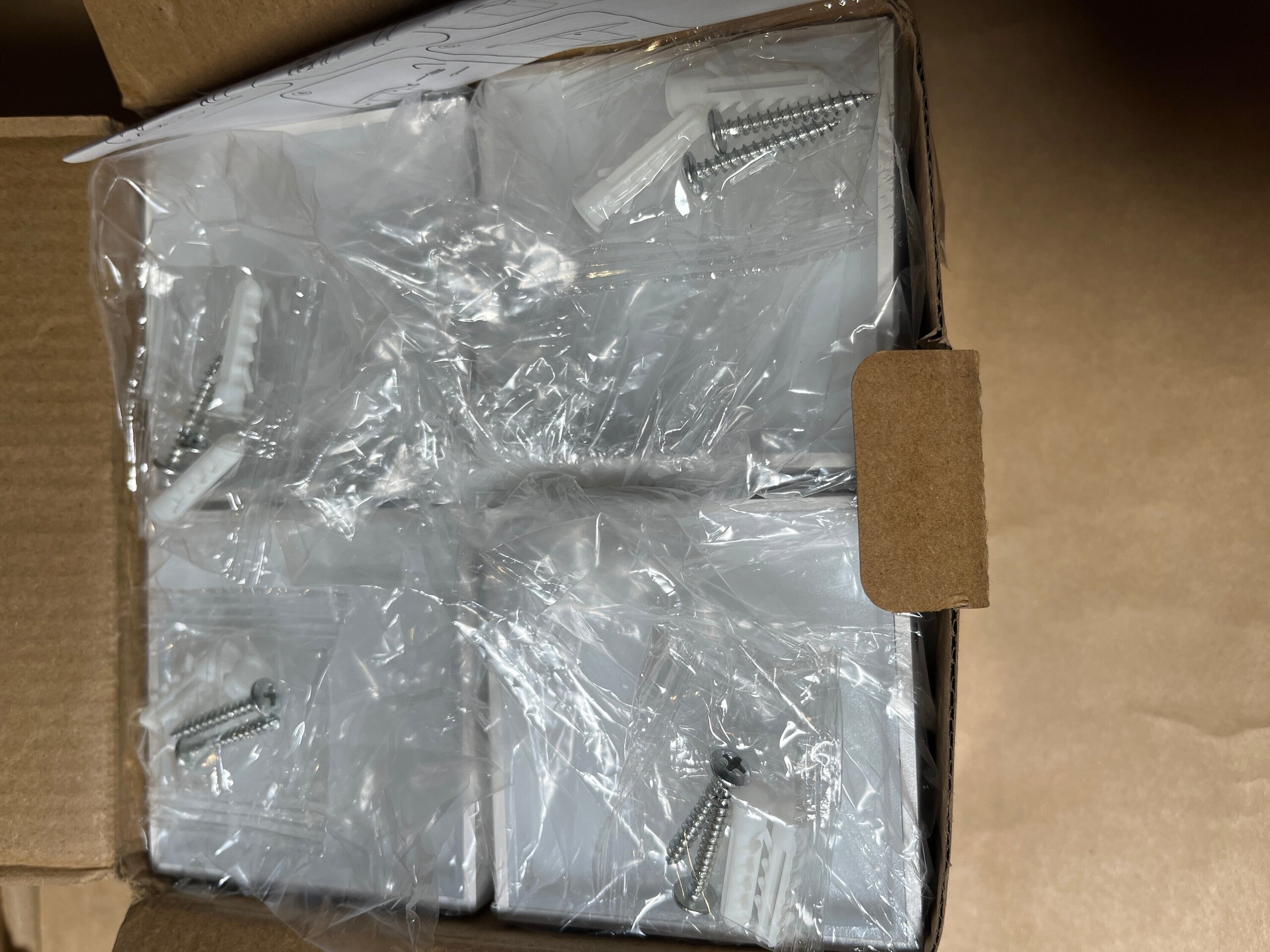 Pack 4 Focos techo blancos LED metal 10w - 8